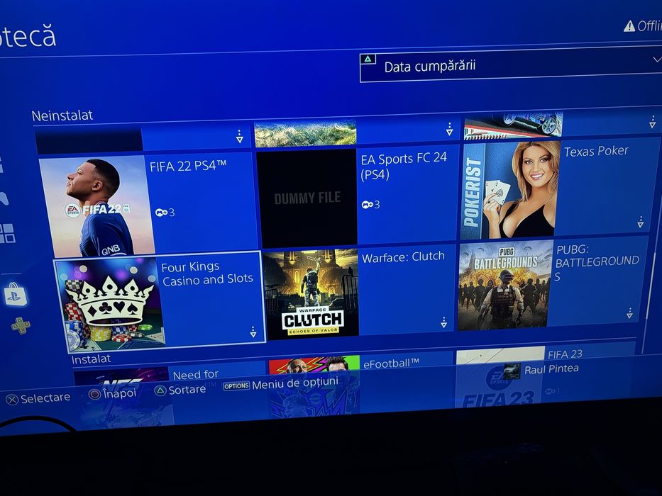 Vand playstation 4 slim 500gb