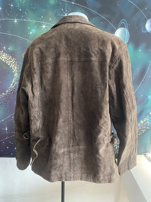 Geaca/Jacheta din piele intoarsa pentru barbati