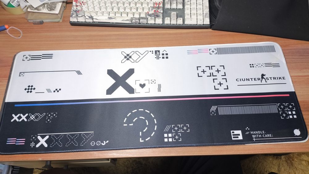 Коврик для мыши с принтом.