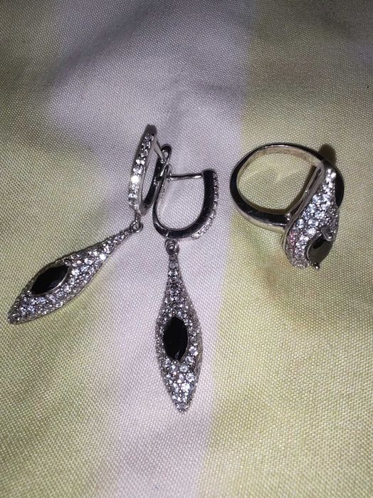 Комплект из серебра 925 пробы