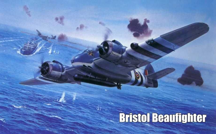 конструктор модель самолёта бомбардировщик Бофайтер 1/72 Англия!