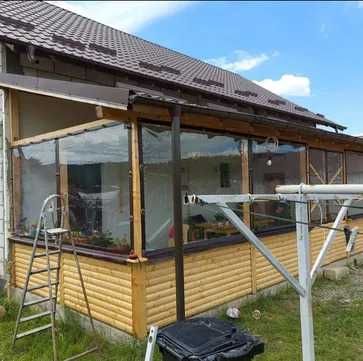 Oferim Folie Transparenta de Protectie Foisoare si Terase