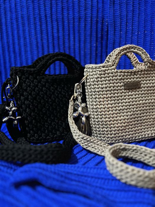 Вязаные сумки ручной работы