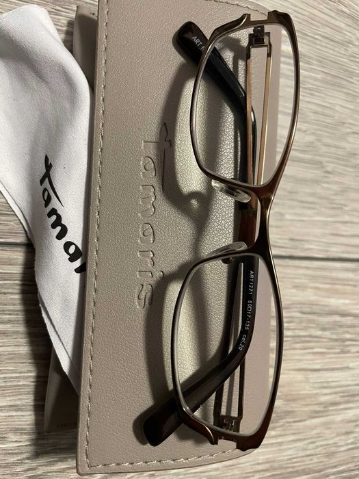 ochelari de vedere dama art for eye titan etui Tamaris piele