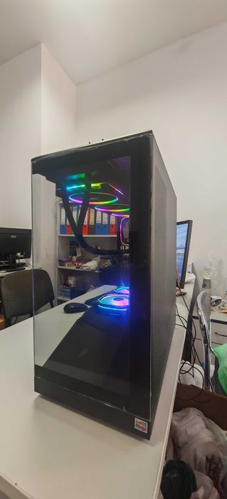 Мощно ТОП Геймърско PC Ryzen 7 7800X3D/32Gb Viper 6000Mhz/1.5TB SSD/RX 5060TI 16Gb/WiFi&BT/Гаранция