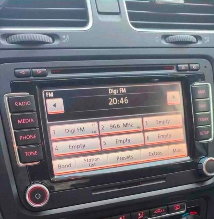 Radio navigatie Vw Golf 6 5 Tiguan T5 Passat B6 B7 Cc Eos Scirocco