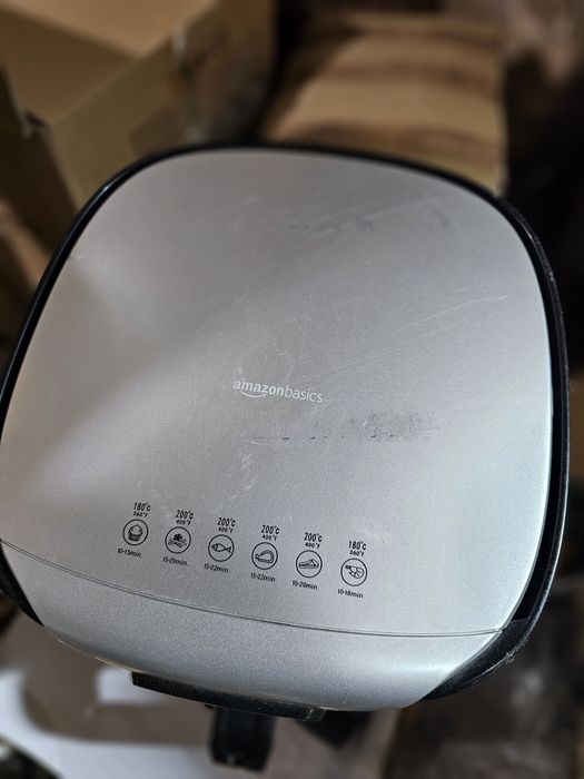 Friteuza cu aer cald AmazonBasics Compact DF7003T-CB, 4 L, 1300 W, neg