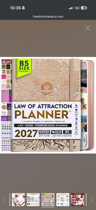 Планер | Daily self care manifestation planner and journal