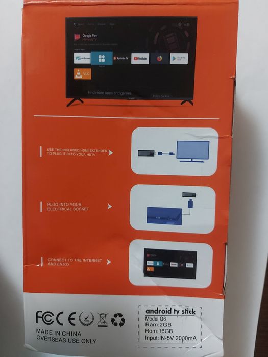Q6 tv stick android 10 4k