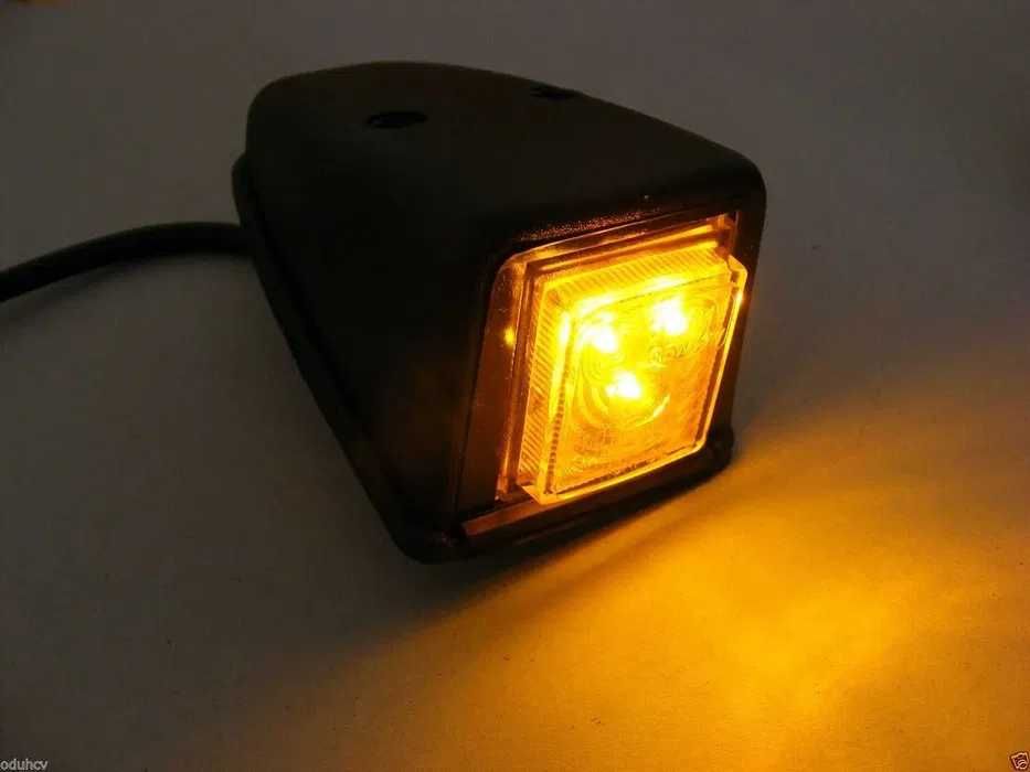 1бр. ЛЕД LED габарити за ъгъл покрив 12-24 волта  3 цвята , Полша