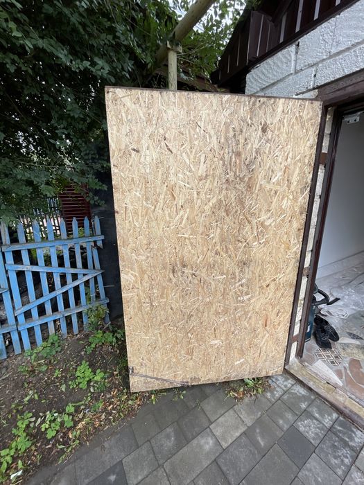 Ворота обшитые с механизмом