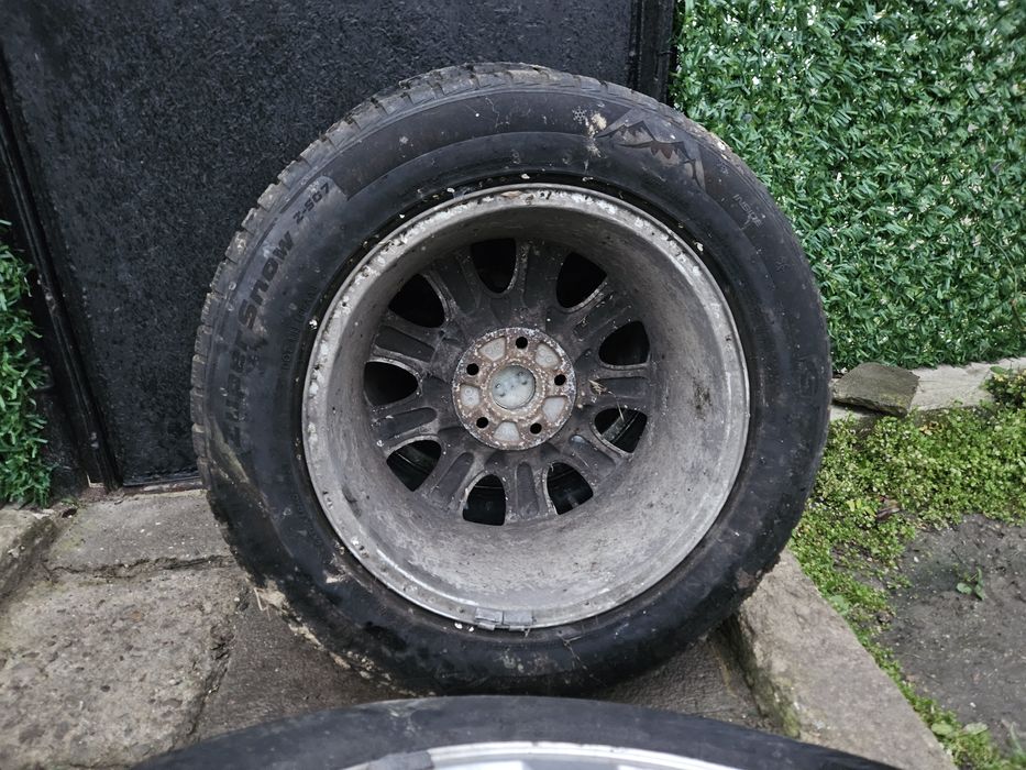 Лети джанти 16 5х112 с ъс зимни гуми 205 55 16 за Audi Vw Seat Skoda
Л