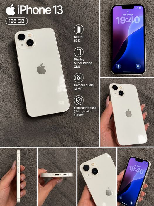 IPhone 13 alb 128GB