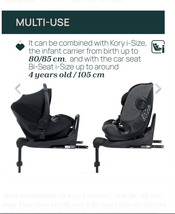 Baza scoica masina Isofix