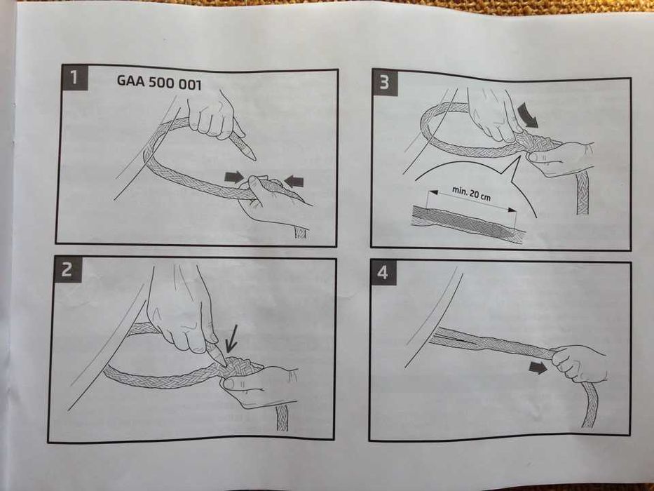 Трос буксировочный Skoda