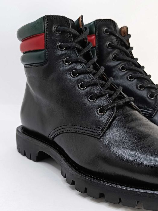 Оригинал Gucci 42 (8) Мужские ботинки берцы