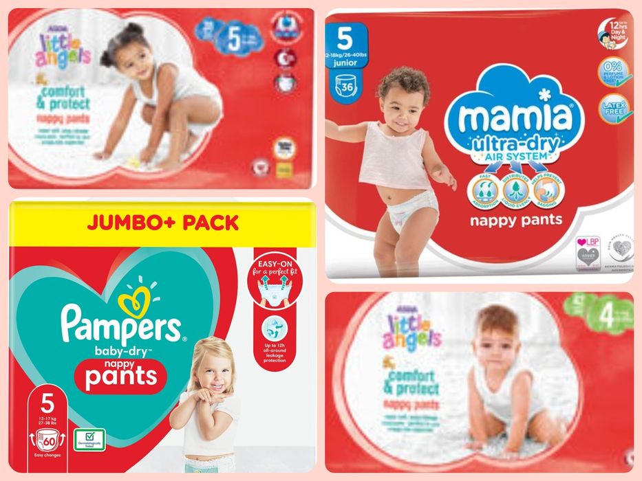 БЕЗПЛАТЕН РАЗНОС: Pampers Baby dry, Active Fit, Little Angels, Mamia