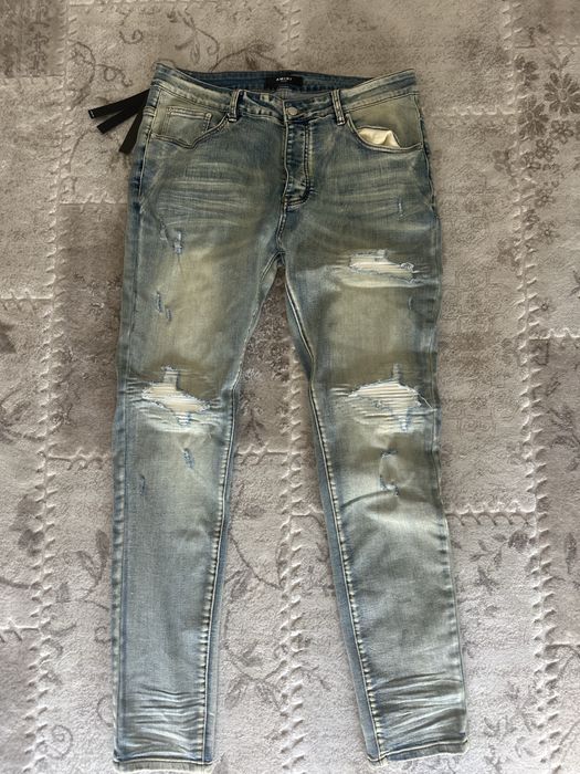 blugi amiri albastri marime 34 noi