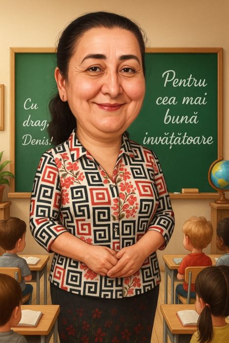Realizăm caricaturi stil portret personalizate