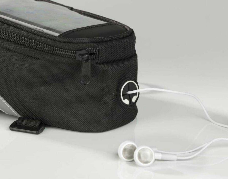 Borseta impermeabila, geanta de bicicleta cu husa suport tactil de telefon, waterproof + iesire casti, bun pt trotineta, moped, scuter; noua, Germania