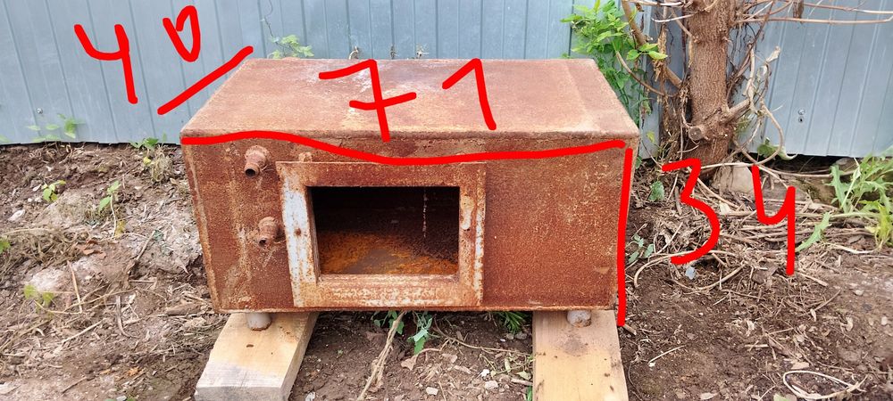 Продам железную печку