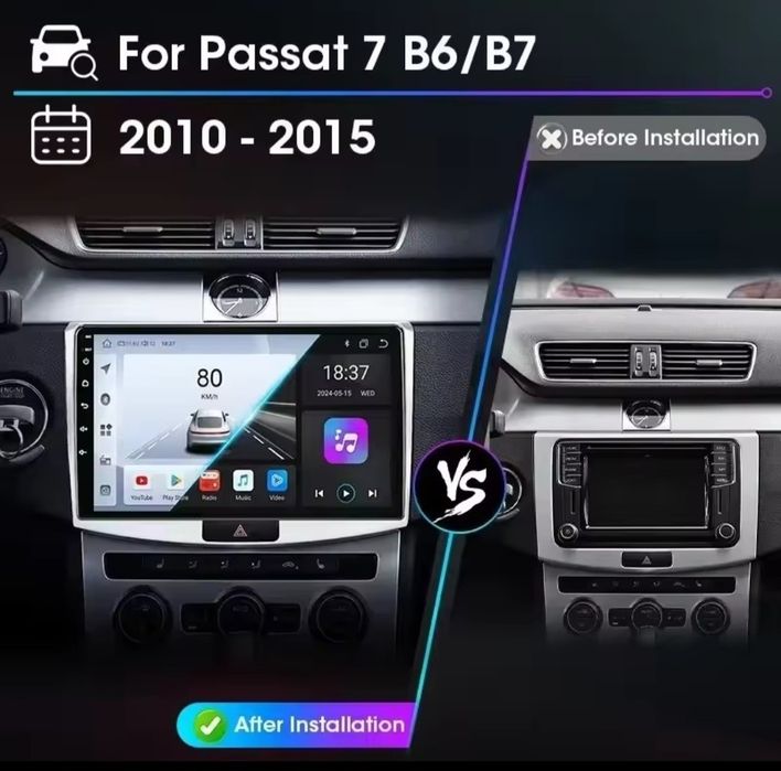 Navigatie Android Volkswagen pasat b6 b7