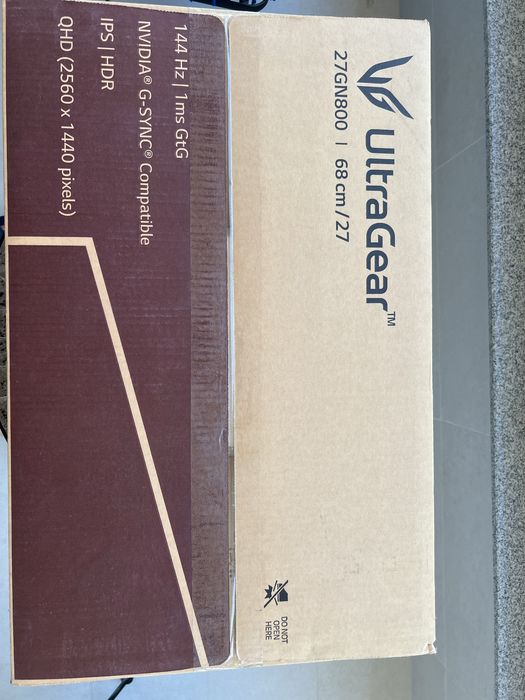 LG 27" QHD 144Hz 1ms монитор – геймърски, IPS, G-Sync, HDR