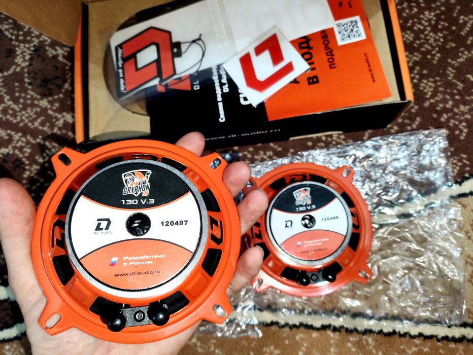 DL Audio Gryphon Lite 13см v3.
Мощность 60 Вт