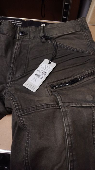 Оригинален карго G-Star Raw Rovic Zip W33 панталон нов мъжки