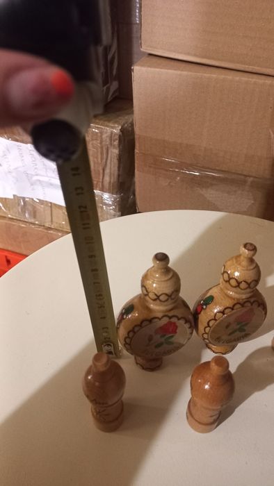 7 броя дървени със розова вода