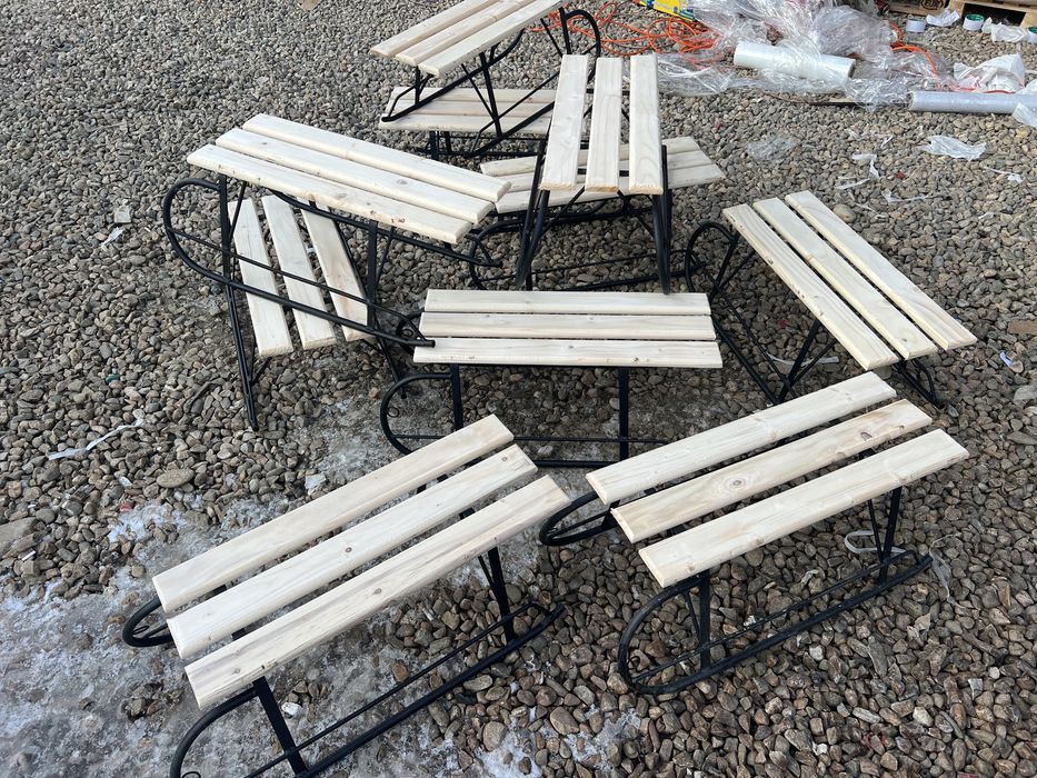 Sanie din metal pentru copii si adulti