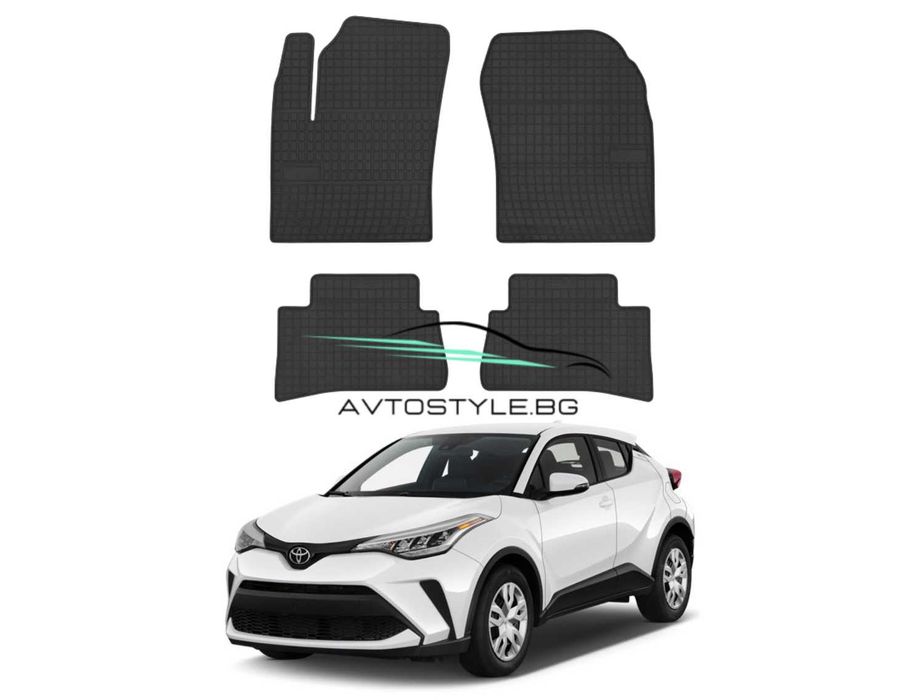 Гумени стелки зa Toyota C-HR след 2016 г., Frogum - El Toro