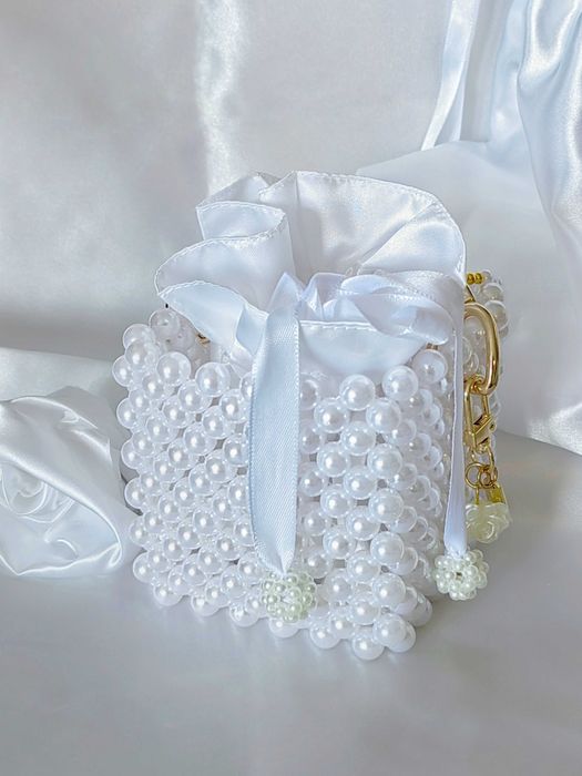 Чанта от перли ръчна изработка