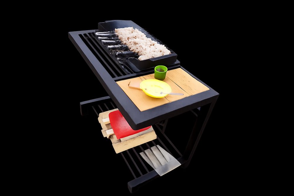 Grătar metalic comanda