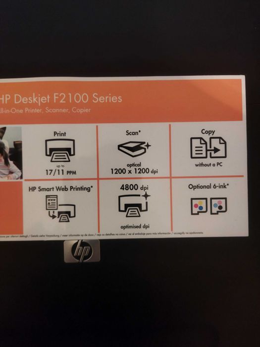 Мултифункционално мастиленоструйно устройство HP Deskjet F2180