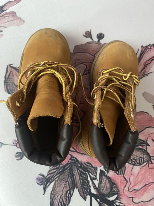Bocanci copii piele TIMBERLAND  10,5 inches 26,67 Cm