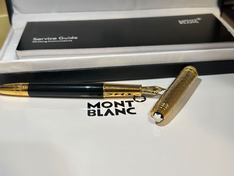 Stilou Montblanc Meisterstuck 100 years Origin Collection, negru/auriu