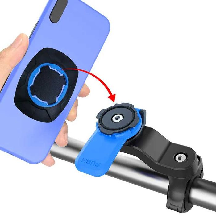 Suport telefon bicicleta tip Quad Lock motocicleta quadlock moto