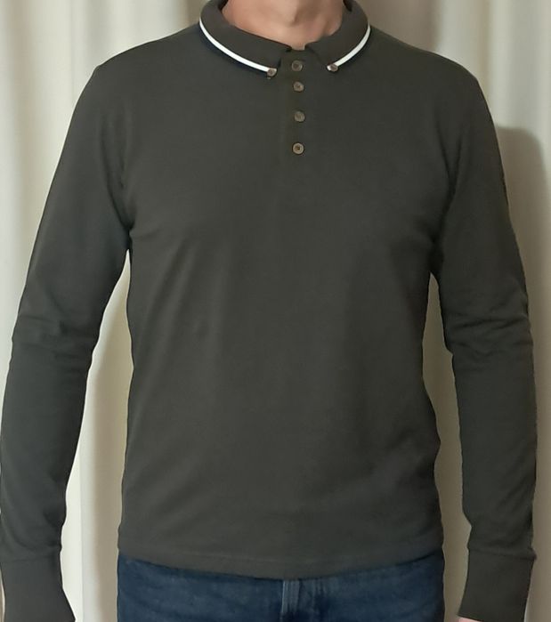 Мъжка памучна блуза с яка BRAVE SOUL , размери - M, L , XL и XXL.