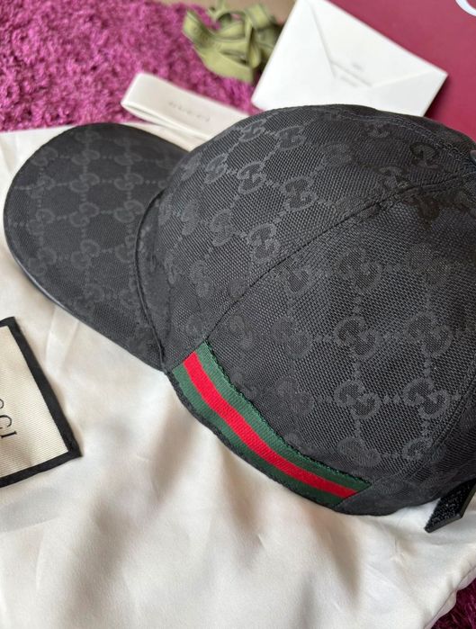 Sapca Gucci neagra originala nouă cu factura