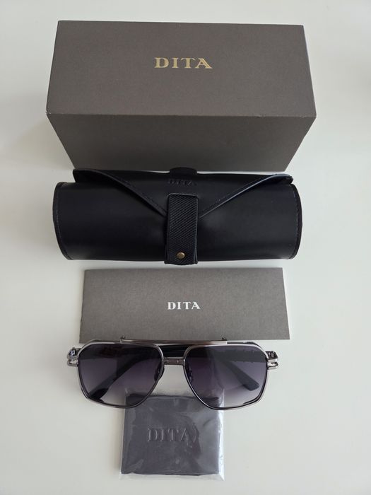 Ochelari Dita Kudru cu toc de piele inclus