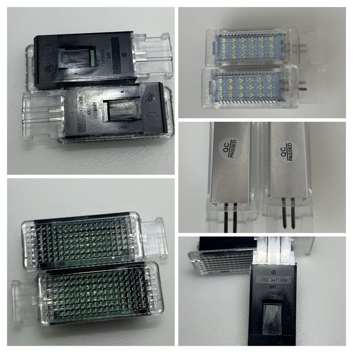 bec w16w led vanity c5w t5 t15 5G0947409 torpedou footlight