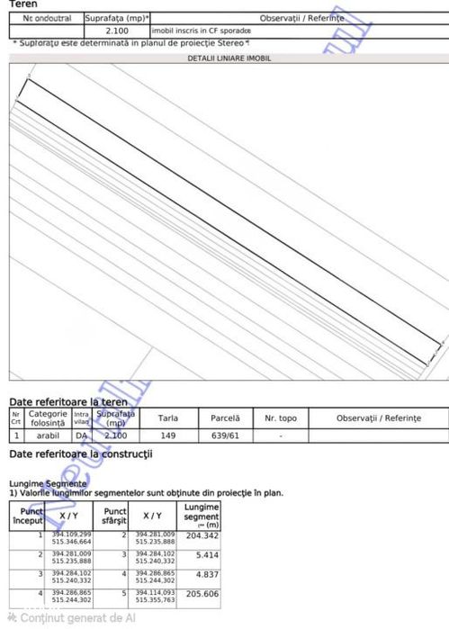 Teren intravilan de vanzare – 5000 mp – Santimbru, iesire DN,