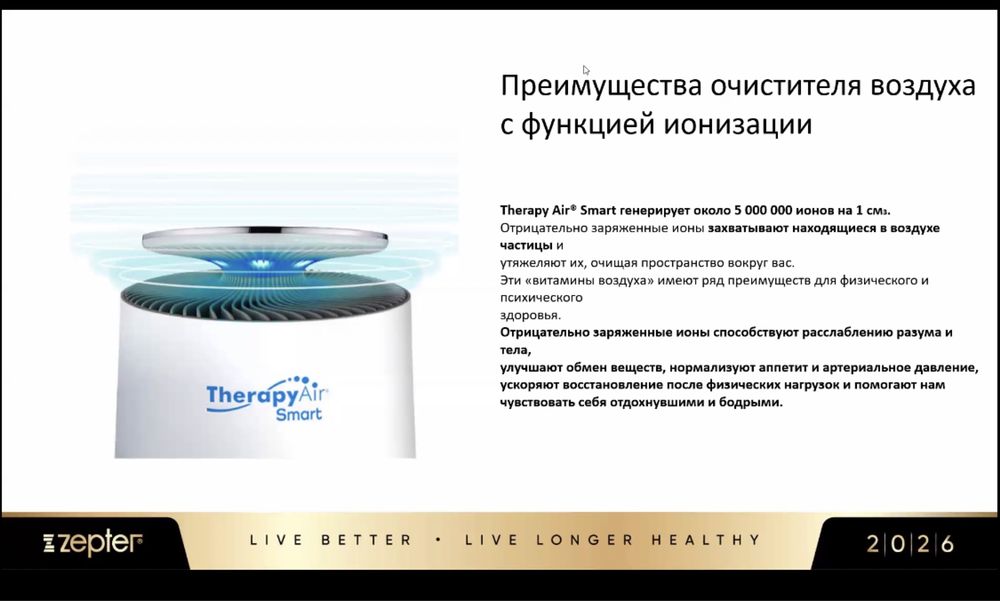 Очиститель воздуха SMART от Zepter
