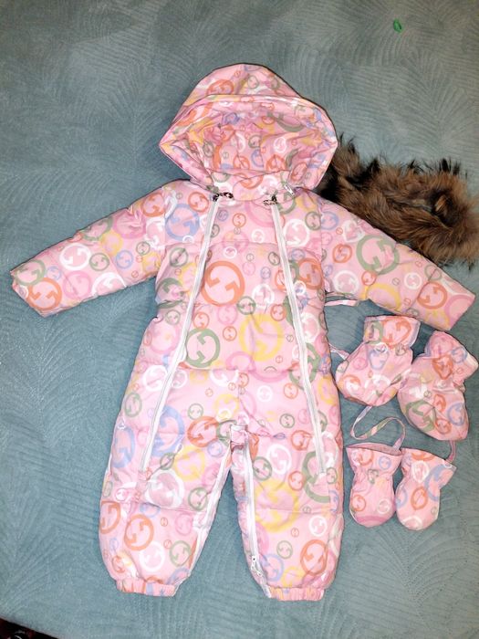 зимний  детский комбинезон