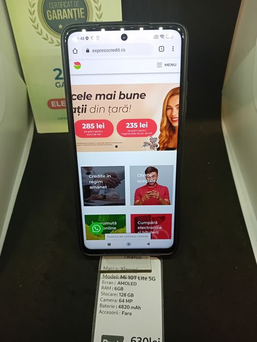 Xiaomi Mi 10T Lite 5G [48436 Ag 11 Piata Nicolina] Garanție 2 ani!