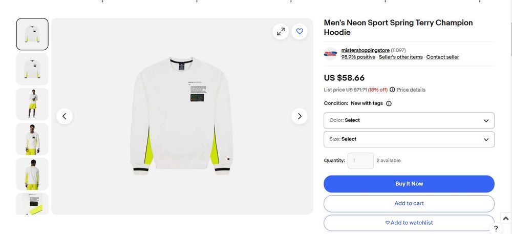 блуза champion/paul & shark пуловер фанела суичър яке оригинал мъжка М