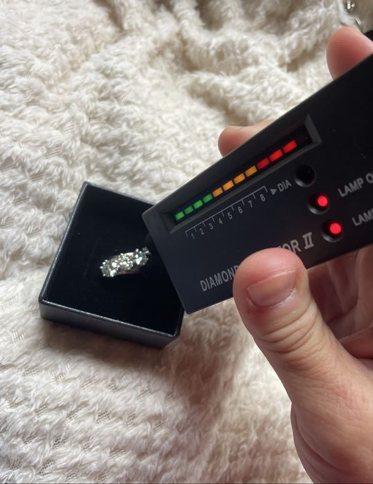 Inel 3 moissanite