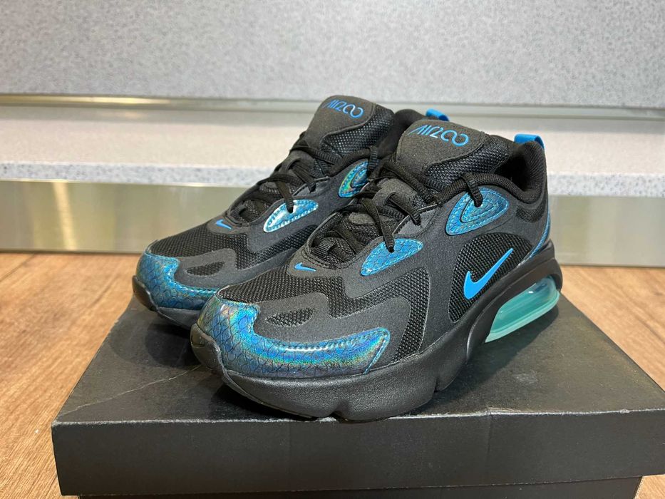 ОРИГИНАЛНИ *** Nike Air Max 200 Limited / Black Aurora Blue Hero