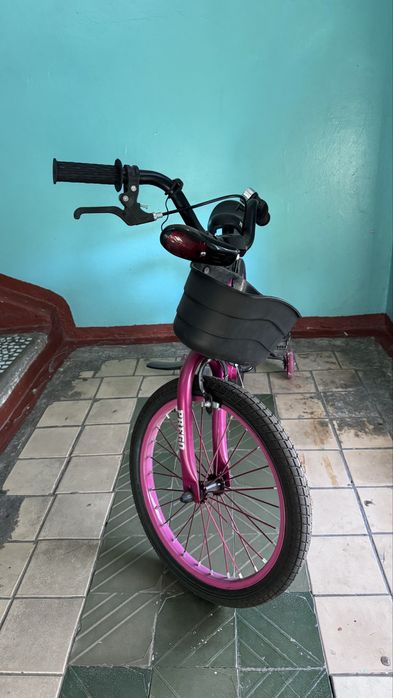 Детский велик для девочек+пениборд в подарок